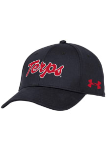 Under Armour Maryland Terrapins Black Script Blitzing Performance Youth Adjustable Hat