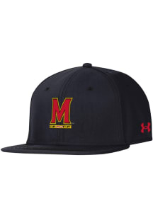 Under Armour Maryland Terrapins Mens Black Huddle Fitted Hat