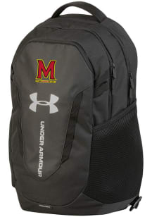 Under Armour Maryland Terrapins Black Hustle 6.0 Backpack Backpack
