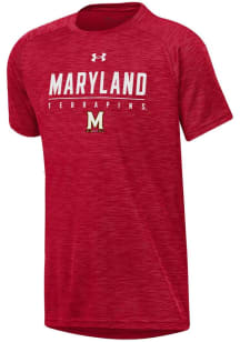 Under Armour Maryland Terrapins Youth Red Rye Tech Short Sleeve T-Shirt