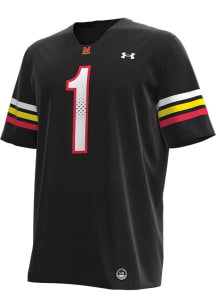 Under Armour Maryland Terrapins Youth Black Replica Football Jersey