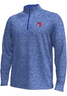 Under Armour Buffalo Bisons Mens Grey Gameday Armourfuse Long Sleeve Qtr Zip Pullover
