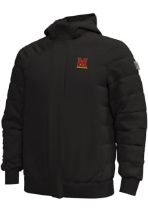 Under Armour Maryland Terrapins Mens Black Gameday Expanse Puffer Medium Weight Jacket