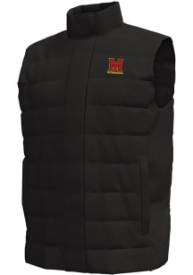 Under Armour Maryland Terrapins Mens Black Gameday Expanse Puffer Sleeveless Jacket