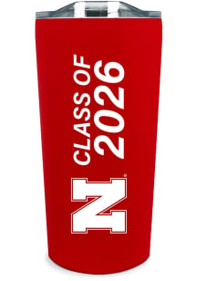 Nebraska Cornhuskers 18oz Class of 2026 Soft Touch Stainless Steel Tumbler - Red