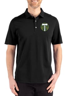 Cutter and Buck Portland Timbers Black Advantage Refresh Pique Big and Tall Polo