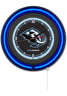 Utah Mammoth Double Neon Wall Clock