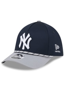 New Era New York Yankees Mens Navy Blue Rope 39THIRTY A Frame Flex Hat