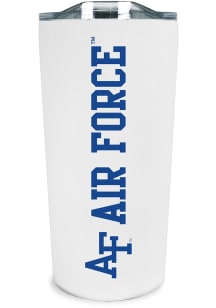 Air Force Falcons 18oz Soft Touch Stainless Steel Tumbler - White