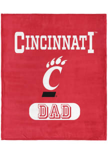 Cincinnati Bearcats Dad Silk Touch Fleece Blanket - Red