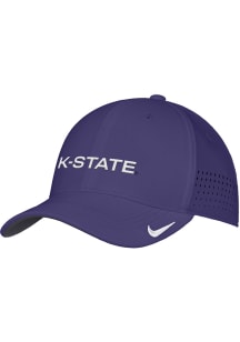 Nike K-State Wildcats Mens Purple Sideline Aero Flex Hat
