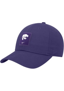 Nike K-State Wildcats Sideline Unstructured Club Cap Adjustable Hat - Purple
