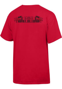 Gear For Sports Ohio State Buckeyes Womens Red Campus Illustration Short Sleeve T-Shirt