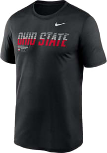 Nike Ohio State Buckeyes Black DriFit Legend Shift Short Sleeve T Shirt