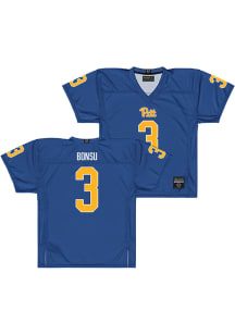 Jayden Bonsu  Campus Ink Pitt Panthers Blue NIL Football Jersey