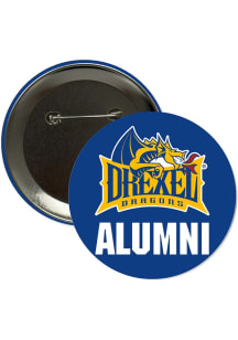 Drexel Dragons 3" Alumni Button - Navy Blue