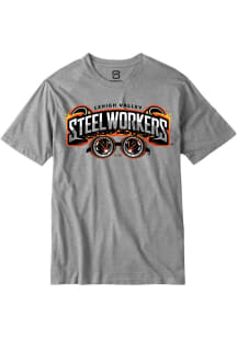 Summit Sportswear Lehigh Valley Ironpigs Silver Theme Night 2025 Short Sleeve T Shirt
