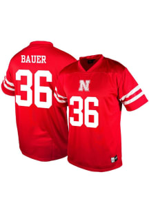 Genuine Collective Nebraska Cornhuskers Red NIL Football Jersey