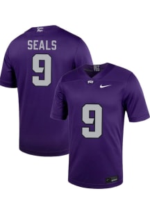 Ken Seals  Nike TCU Horned Frogs Purple Football NIL Football Jersey