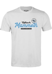 Levelwear Utah Mammoth Youth White Richmond Jr Monument Short Sleeve T-Shirt