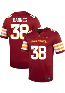 Amiri Barnes  Nike Iowa State Cyclones Cardinal Red NIL Name And Number Football Jersey