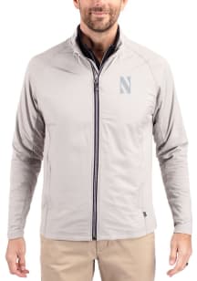 Cutter and Buck Northwestern Wildcats Mens Purple Adapt Eco Medium Weight Jacket