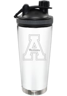 Appalachian State Mountaineers 24oz Stainless Steel Bottle - White