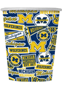 Michigan Wolverines 12oz 25pk Disposable Cups