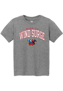 Summit Sportswear Wichita Wind Surge Toddler Graphite Arch Mascot Short Sleeve T-Shirt
