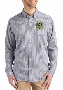 Cutter and Buck Nashville SC Mens Black Skyline Long Sleeve Dress Shirt