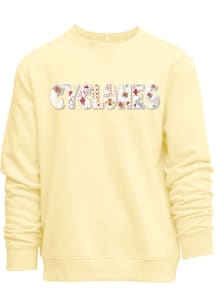 Iowa State Cyclones Womens Yellow Everyday Crew Sweatshirt