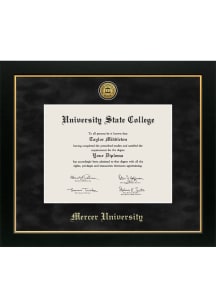 Mercer Bears Medallion Manchester Diploma Frame - Black