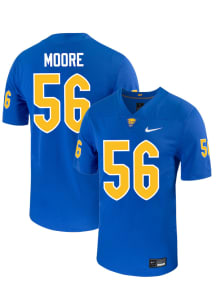 Jaeden Moore  Nike Pitt Panthers Blue NIL Name And Number Football Jersey