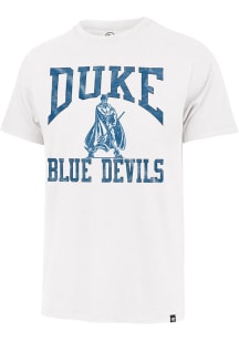 47 Duke Blue Devils White Big Ups Franklin Short Sleeve Fashion T Shirt