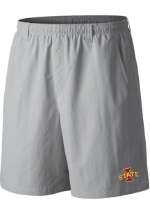 Columbia Iowa State Cyclones Mens Grey Heat Seal Backcast Shorts
