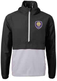 Cutter and Buck Orlando City SC Mens Black Charter Eco Pullover Jackets