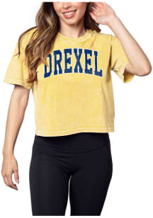 Drexel Dragons Womens Gold Short n Sweet Short Sleeve T-Shirt