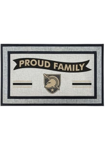 Army Black Knights Proud Family 18x30 Door Mat