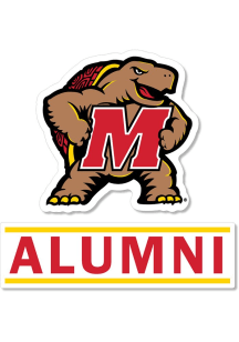Maryland Terrapins 3 Inch Alumni Auto Decal - Red