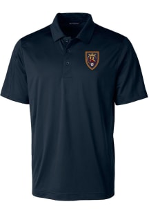 Cutter and Buck Real Salt Lake Mens Navy Blue Prospect Short Sleeve Polo