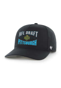 47 Pittsburgh Steelers 2026 NFL Draft Hitch Relaxed Fit Adjustable Hat - Black
