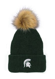 LogoFit Michigan State Spartans Green Belgian Womens Knit Hat