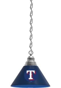 Texas Rangers Single Silver Billiard Lamp