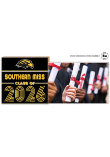 Southern Mississippi Golden Eagles Class of 2026 Floating Picture Frame - Gold