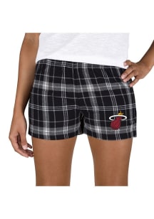 Concepts Sport Miami Heat Womens Ash Ultimate Flannel Shorts
