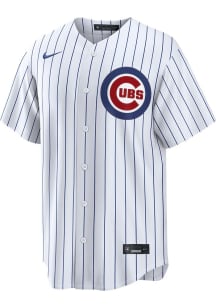 Chicago Cubs Mens Nike Replica Home Jersey - White