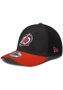 New Era Arkansas Travelers Mens Black A Horse Logo GCP 39THIRTY Flex Hat