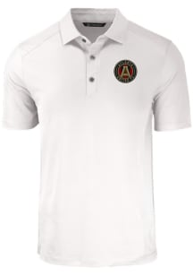 Cutter and Buck Atlanta United FC Mens White Forge Recycled Short Sleeve Polo