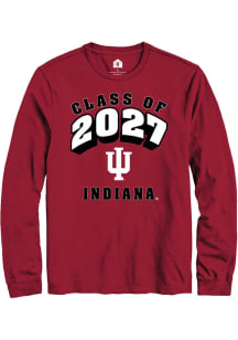 Rally Indiana Hoosiers Crimson Class of 2027 Long Sleeve T Shirt