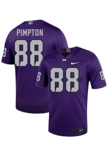 Ka’Morreun Pimpton  Nike TCU Horned Frogs Purple NIL Name And Number Football Jersey